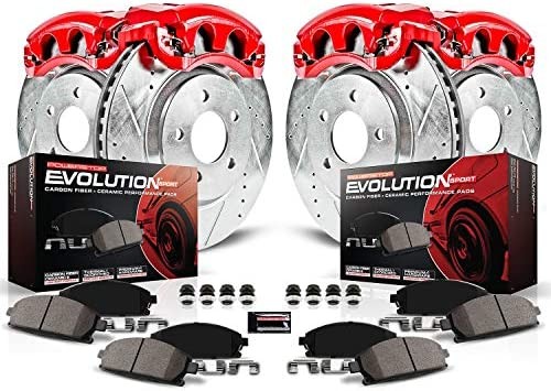 Power Stop KC2742 one-button performance brake kit with calipers